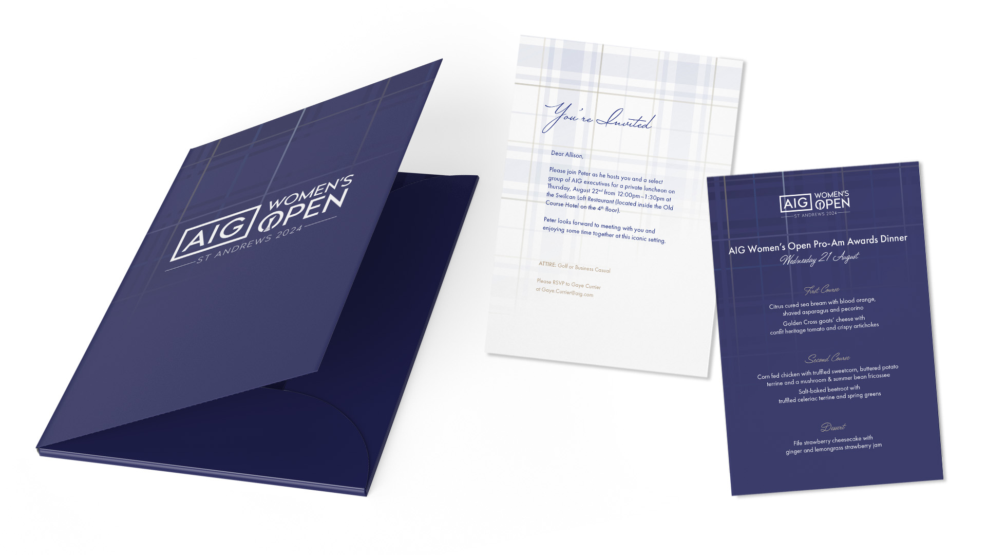 AIG Women's Open — Brand Materials