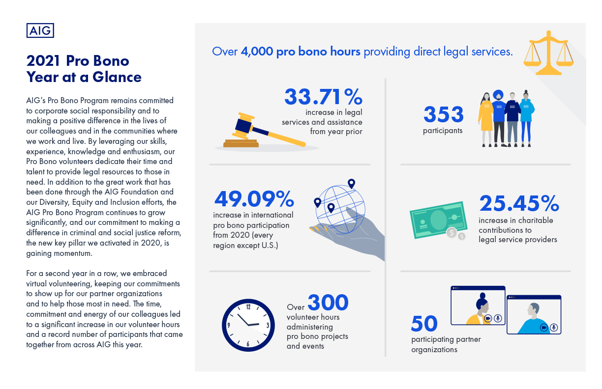 Pro Bono Program Infographic